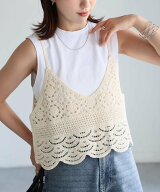【SALE／16%OFF】Riberry かぎ針編みビスチェ リベリー トップス キャミソール