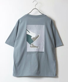 【SALE／13%OFF】CONVERSE Tシャツ メンズ 半袖 ドローコード付 バックプリント マルカワ トップス カットソー・Tシャツ ホワイト ブルー グレー ブラック