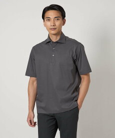 【SALE／30%OFF】UNITED ARROWS green label relaxing A/S ポンチ カッタウェイ ポロシャツ -汗染み防止- ユナイテッドアローズ グリーンレーベルリラクシング トップス ポロシャツ グリーン ネイビー グレー【送料無料】