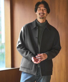 UNITED ARROWS green label relaxing SENTDALE WOOL カバーオール ユナイテッドアローズ グリーンレーベルリラクシング ジャケット・アウター カバーオール・ワークジャケット ブラック グレー【送料無料】