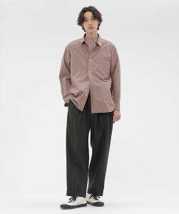 MARGARET HOWELL DOUBLE TWISTED WOOL TROUSERS �}�[�K���b�g�E�n�E�G�� �p���c ���̑��̃p���c �u���b�N�y���������z