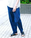接触冷感デニムイージーパンツ