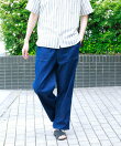 接触冷感デニムイージーパンツ