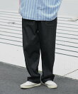 接触冷感デニムイージーパンツ