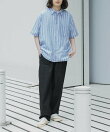 接触冷感デニムイージーパンツ