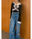 【オフィシャル・ MASHSTORE 限定】ストレッチレースニットトップス