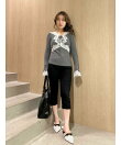 【オフィシャル・ MASHSTORE 限定】ストレッチレースニットトップス
