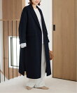 《シリーズあり/追加予約》souple woolダブルフェイスチェスターコート