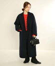 《シリーズあり/追加予約》souple woolダブルフェイスチェスターコート