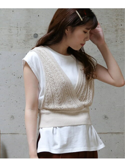 Ray Cassin カシュクール透かし編みニットビスチェ Rakuten Fashion 楽天ファッション 旧楽天ブランドアベニュー Bg0807