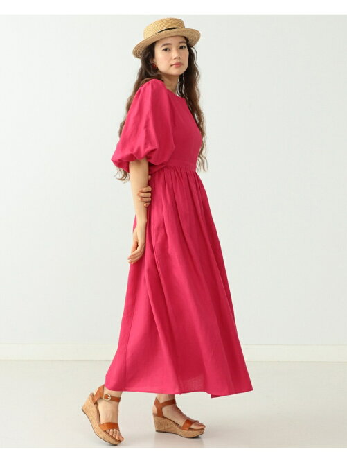 Carolina Glaser Carolina Glaser Bsオープン 麻混ワンピース Rakuten Fashion 楽天ファッション 旧楽天ブランドアベニュー Ex2807