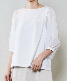 【SALE／50%OFF】CONVERSE TOKYO WOMEN ボリュームシアースリーブTシャツ コンバーストウキョウ トップス カットソー・Tシャツ ブラック ホワイト ブルー【送料無料】