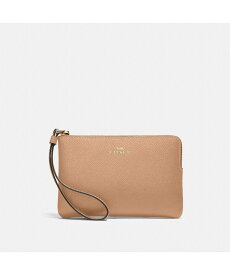 【SALE／62%OFF】COACH OUTLET コーナー ジップ リストレット コーチ　アウトレット 財布・ポーチ・ケース ポーチ ベージュ【送料無料】