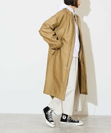 【SALE／30%OFF】CONVERSE TOKYO WOMEN MILITARY LONG MODS COAT コンバーストウキョウ ジャケット・アウター ミリタリージャケット カーキ ベージュ ブラック【送料無料】