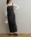 マルチwayデニムライクサロペット