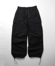 【SALE／13%OFF】Confirm (M)ポリメッシュドロストカーゴパンツ コンファーム パンツ カーゴパンツ グレー ブラック【送料無料】