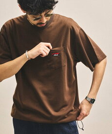 NANGA 別注 neo-PRO スピンドル ワンポイントロゴ ポケットTシャツ 日本製 UVカット 吸水速乾 フリークスストア トップス カットソー・Tシャツ グレー ブラック ブラウン ホワイト【送料無料】