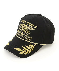 AVIREX AVIREX/(M)Navy Seals Apollo Cap �n���h�T�C�� �X�q �L���b�v �l�C�r�[ �u���b�N