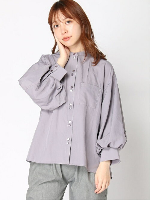 Rps W ダブルボタンボリューム袖バンドカラーシャツ Rakuten Fashion 楽天ファッション 旧楽天ブランドアベニュー Aj7808