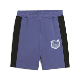 【SALE／58%OFF】PUMA ボーイズ アクティブ スポーツ グラフィック スウェット ショーツ 120-160cm プーマ パンツ その他のパンツ ブルー