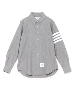 THOM BROWNE STRAIGHT FIT SHIRT W/ 4BAR �g���u���E�� �g�b�v�X �V���c�E�u���E�X �O���[ �u���[�y���������z