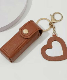【SALE／34%OFF】miniministore リップケース ミラー付き バッグチャーム ミニミニストア ファッション雑貨 チャーム・キーチェーン レッド ブラック イエロー ホワイト ピンク ブラウン
