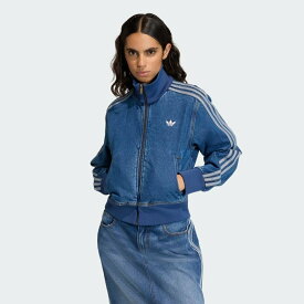 adidas 【公式】アディダス adidas ファイヤーバード トラックトップ デニム アディダス ジャケット・アウター ブルゾン・ジャンパー【送料無料】