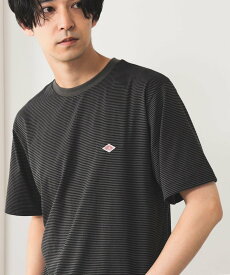 B:MING by BEAMS DANTON / ボーダー ショートスリーブ Tシャツ 24SS ロゴ ダントン ビーミング ライフストア バイ ビームス トップス カットソー・Tシャツ グレー ネイビー【送料無料】