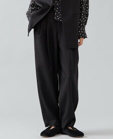 Liesse 2タックイージーパンツ リエス パンツ その他のパンツ ホワイト ブラック【送料無料】