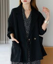 mitis/(W)ダブルブレストシアーライトジャケット