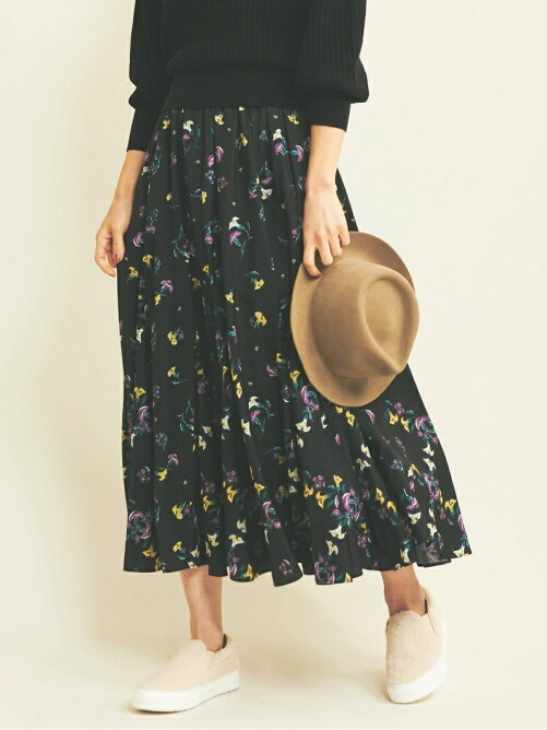 The Virgnia ラティスフラワー柄フレアスカート Rakuten Fashion 楽天ファッション 旧楽天ブランドアベニュー Be5810