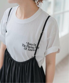 Spick & Span RUSSELL ATHLETIC/ラッセル・アスレティック 別注GRAPHIC T スピックアンドスパン トップス カットソー・Tシャツ ホワイト ブラウン【送料無料】