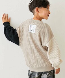 devirock のびーるストレッチワッフル BIGシルエット トレーナー トレーナー トップス 25AW デビロック トップス スウェット・トレーナー ブルー ブラック ホワイト ワインレッド グレー