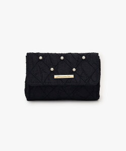 Afternoon Tea LIVING パールドットリップポーチ アフタヌーンティー・リビング 財布・ポーチ・ケース ポーチ ホワイト ネイビー