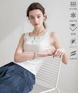 bijorie ≪予約≫【bijorie】[5つの機能付き]カップ付きハーフジップタンク/NEW BASIC ベイフロー トップ…
