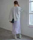 《新色あり/追加》裏毛スキッパープルオーバー