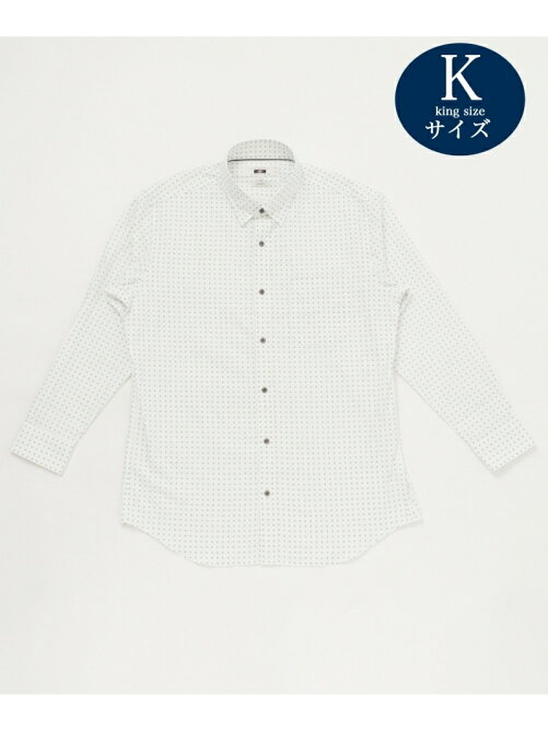 JOSEPH ABBOUD (ジョセフアブード) 【キングサイズ・JOECOTTON】フランネルプリントシャツ