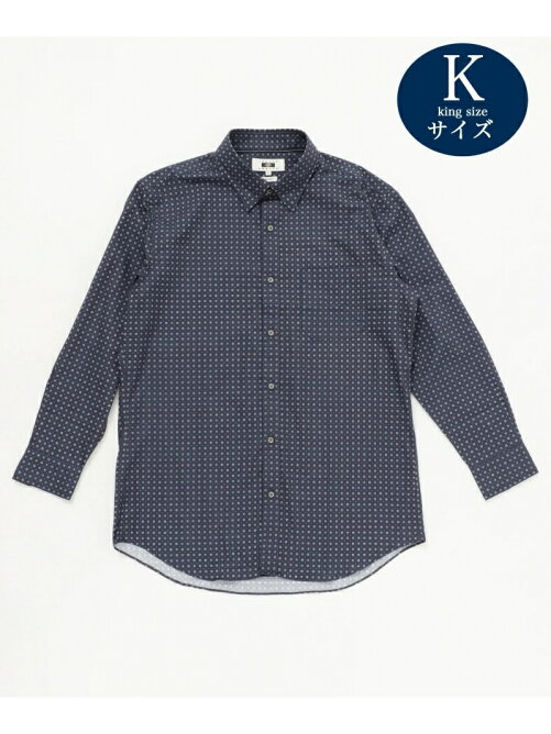 JOSEPH ABBOUD (ジョセフアブード) 【キングサイズ・JOECOTTON】フランネルプリントシャツ