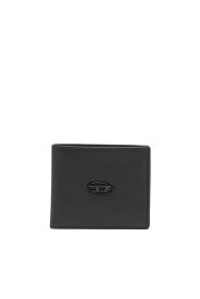 DIESEL メンズ カウレザー 二つ折りウォレット ディーゼル 財布・ポーチ・ケース 財布 ブラウン ブラック【送料無料】