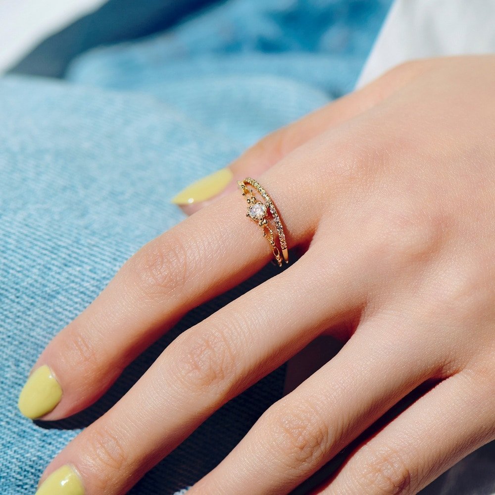 NOJESS｜【Pocket Ring】K10ダイヤモンドリング | Rakuten Fashion 