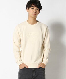 【SALE／50%OFF】GUESS (M)Triangle Logo Sweat ゲス トップス スウェット・トレーナー ホワイト ピンク ブラウン ブラック