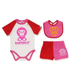 A BATHING APE BABY MILO BABY GIFT SET ア ベイシング エイプ マタニティウェア・ベビー用品 ベビーギフト ブルー ピンク【送料無料】