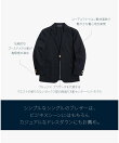 ◆オンラインストア限定◆コンバットウール 段返り3釦ブレザー Madison