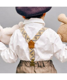 【SALE／30%OFF】apres les cours tinybear サスペンダー エフオーオンラインストア ファッション雑貨 ベルト ベージュ