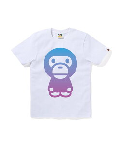 A BATHING APE GRADATION BIG BABY MILO TEE A xCVO GCv gbvX Jbg\[ETVc ubN zCgyz