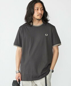 SHIPS MEN FRED PERRY: M1588 TWIN TIPPED T�V���c �V�b�v�X �g�b�v�X �J�b�g�\�[�ET�V���c �O���[�� �l�C�r�[�y���������z