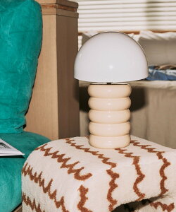 BIRTHDAY BAR �ySAHIR �T�q�[���zCeramic table lamp �e�[�u�������v �o�[�X�f�C�o�[ �C���e���A�E�����G�� ���C�g�E�Ɩ���� �x�[�W�� �O���[���y���������z