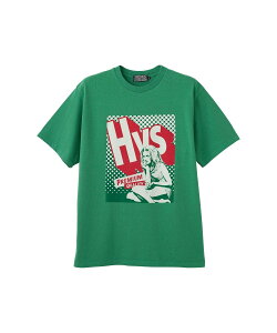 HYSTERIC GLAMOUR HYS SURF PREMIUM QUALITY T�V���c �q�X�e���b�N�O���}�[ �g�b�v�X �J�b�g�\�[�ET�V���c �u���b�N �z���C�g �O���[���y���������z
