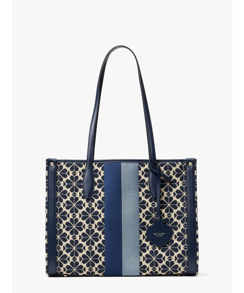 Kate Spade New York マーケット スペード フラワー ジャカード ストライプ ミディアム トート Rakuten Fashion 楽天ファッション 旧楽天ブランドアベニュー Ck12