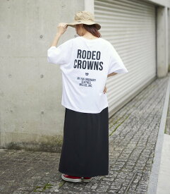 【SALE／30%OFF】RODEO CROWNS WIDE BOWL (WEB限定)Onemile Tシャツ&マキシワンピース ロデオクラウンズワイドボウル ワンピース・ドレス ワンピース ホワイト ブラック【送料無料】